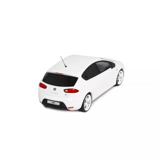 SEAT LEON MK2 CUPRA R CANDY WHITE B9A 2010 OttO mobile 1:18 Resinemodell (Türen, Motorhaube... nicht zu öffnen!)
